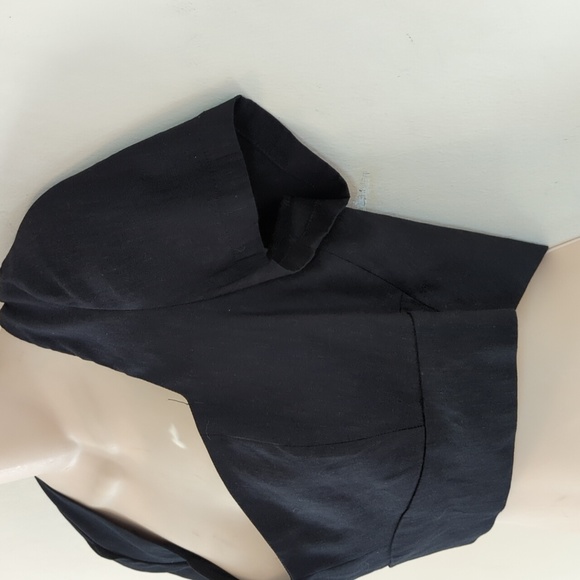 ZARA Linen Blend Crop Top - Picture 8 of 16